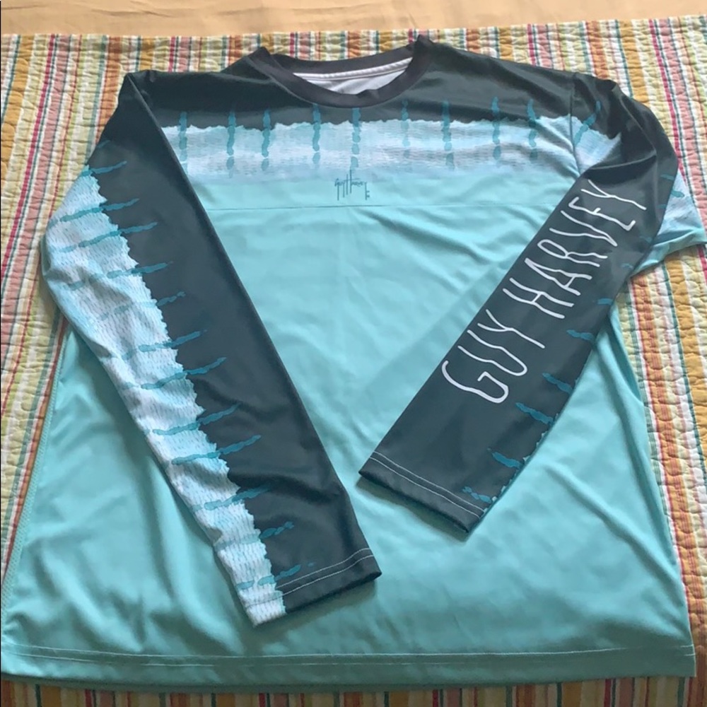 Guy Harvey long sleeve rash guard size small